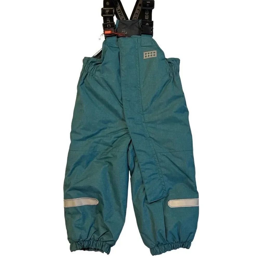 LEGO Wear Kid's Ski & Snow Pants Size 80 (12 TO 18 MONTHS) GREEN/BLUE